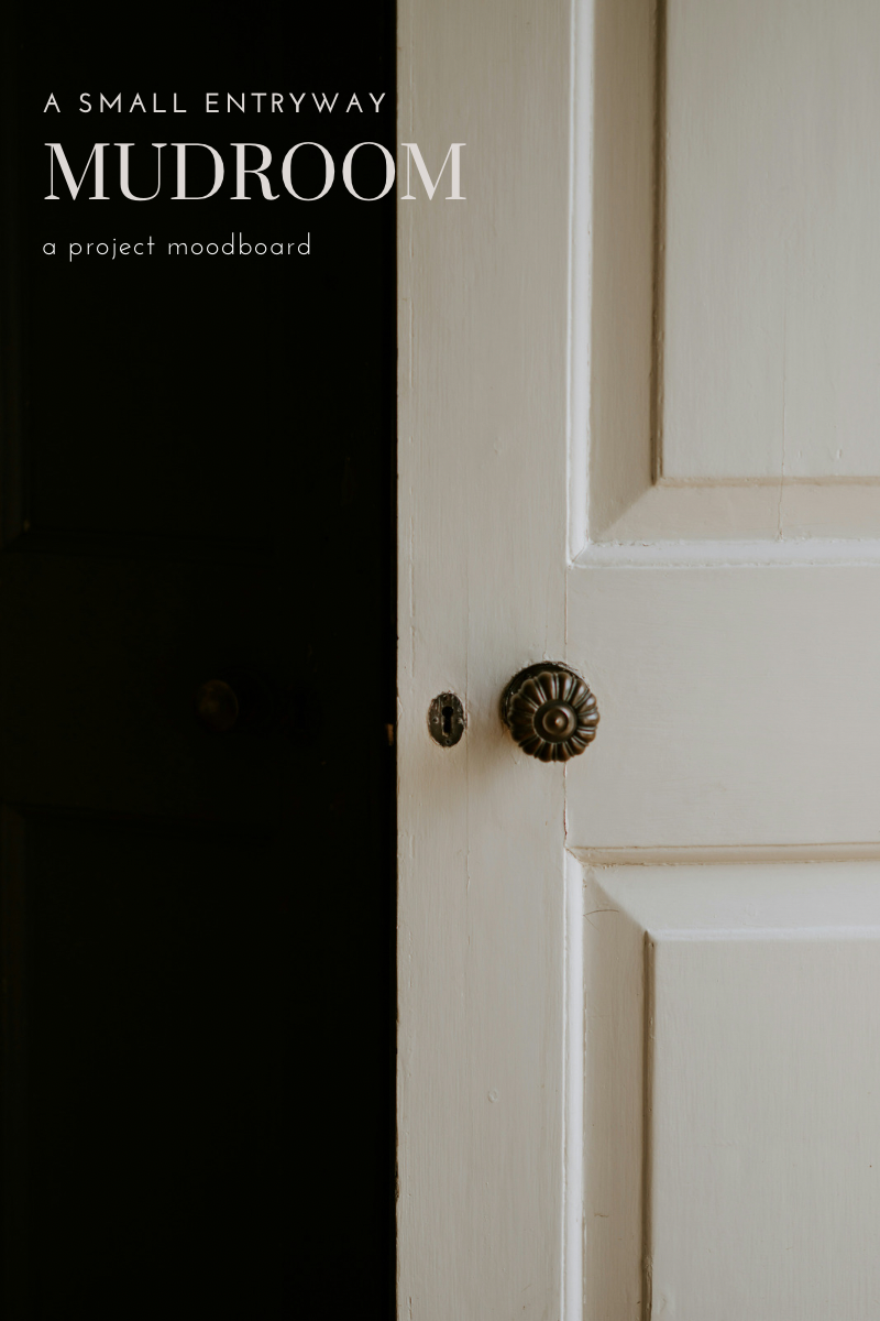small entryway mudroom moodboard